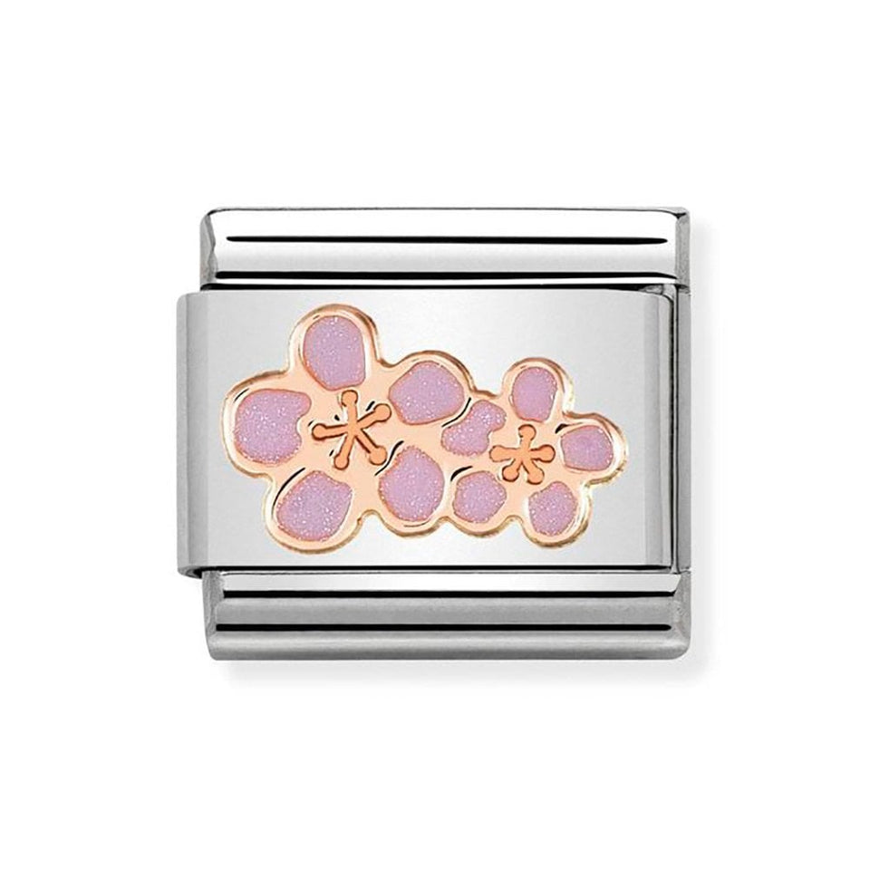 Nomination CLASSIC Rose Pink Peach Blossom Charm