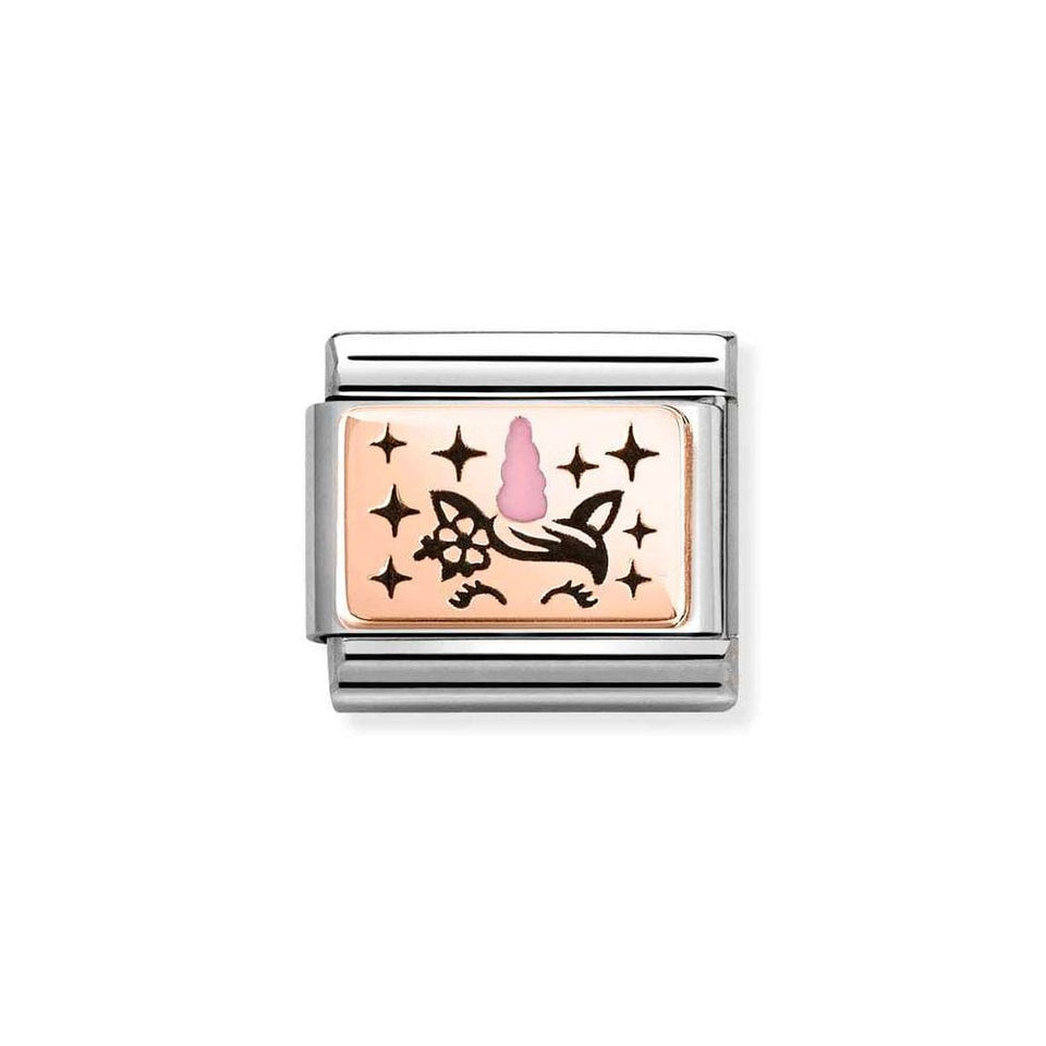 Nomination CLASSIC Rose Pink Unicorn Charm