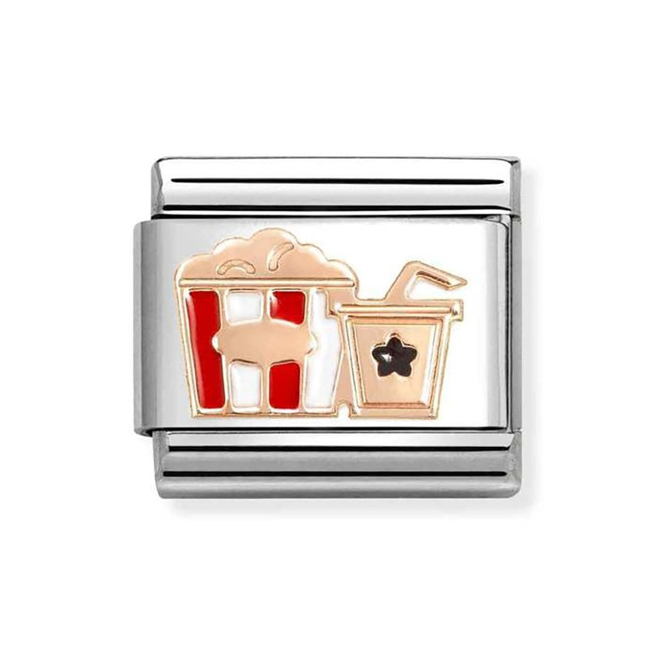 Nomination CLASSIC Rose Pop Corn Charm