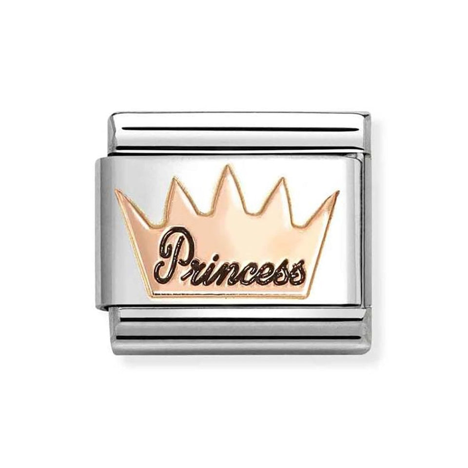 Nomination CLASSIC Rose Princess with Crown Charm