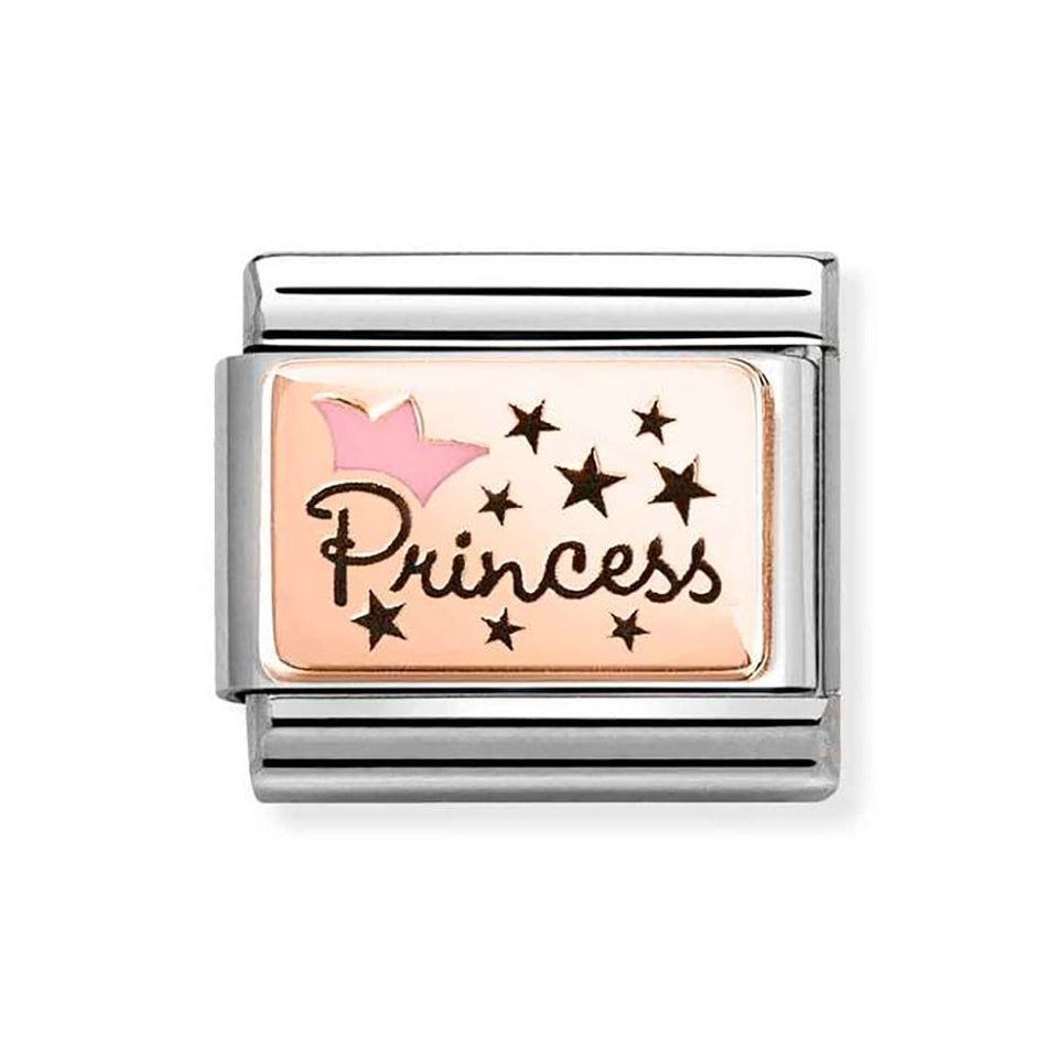 Nomination CLASSIC Rose Princess with Crown Charm