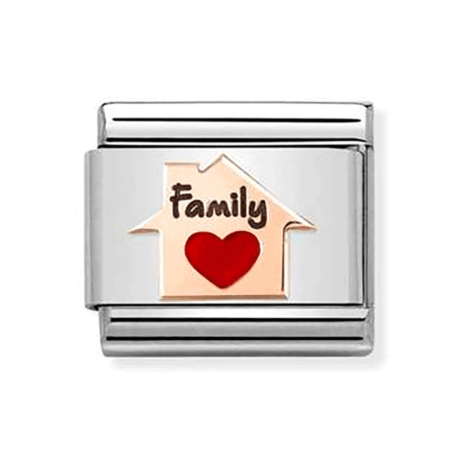 Nomination CLASSIC Rose Red Heart Home Charm
