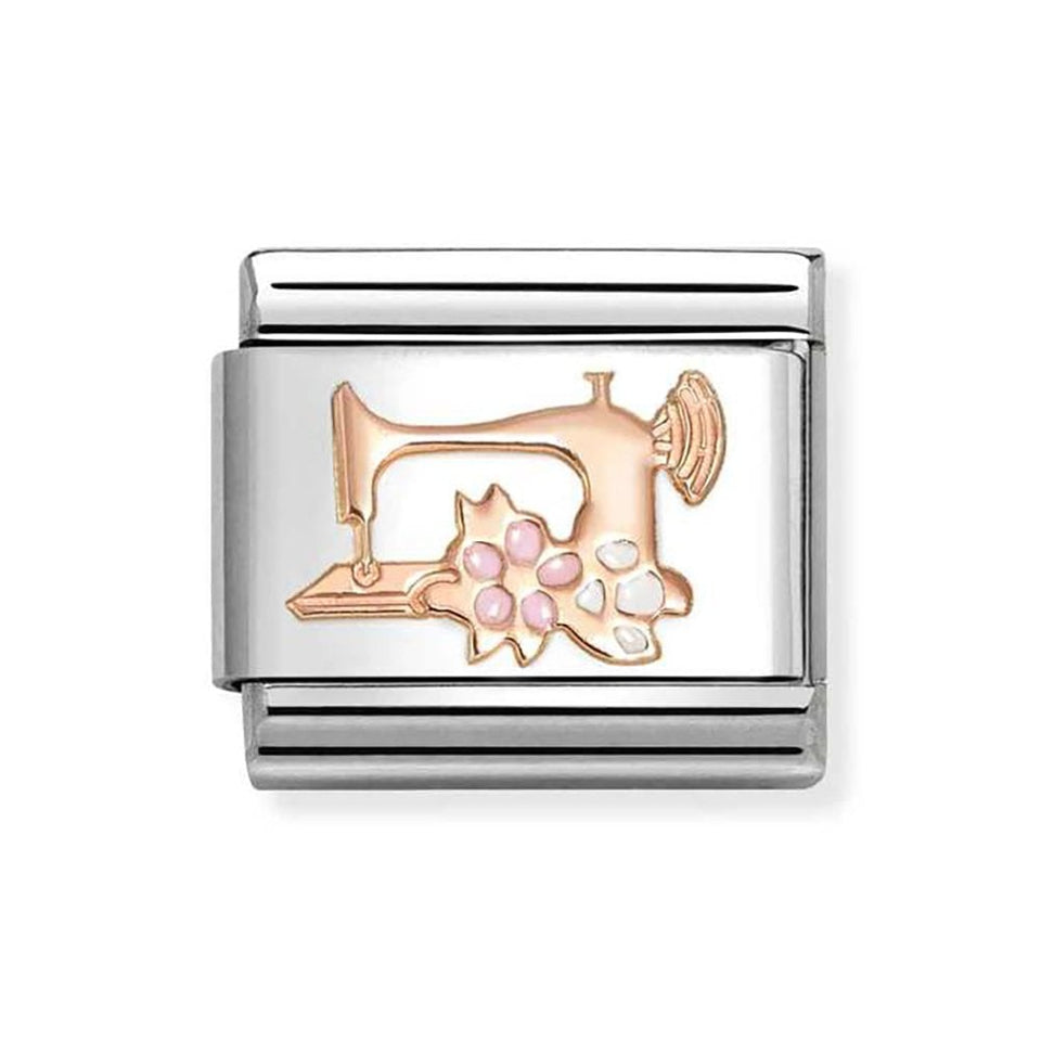 Nomination CLASSIC Rose Sewing Machine Charm