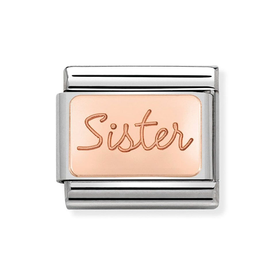 Nomination CLASSIC Rose 'SISTER' Charm