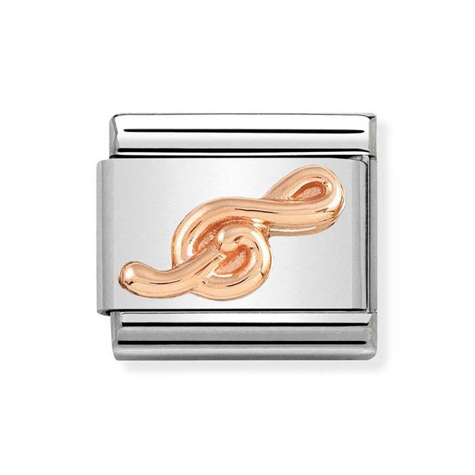 Nomination CLASSIC Rose Treble Clef Charm