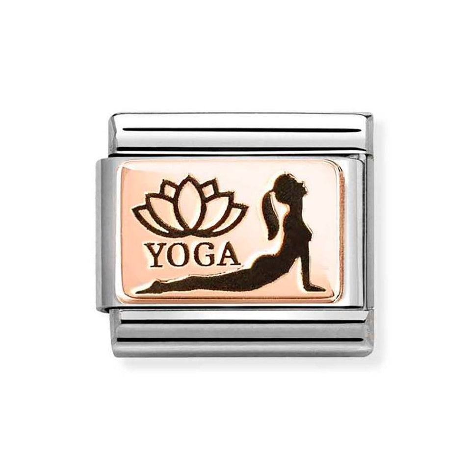 Nomination CLASSIC Rose Yoga Profile Charm