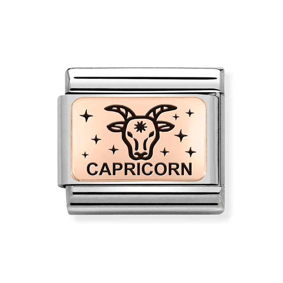 Nomination CLASSIC Rose Zodiac Capricorn Charm