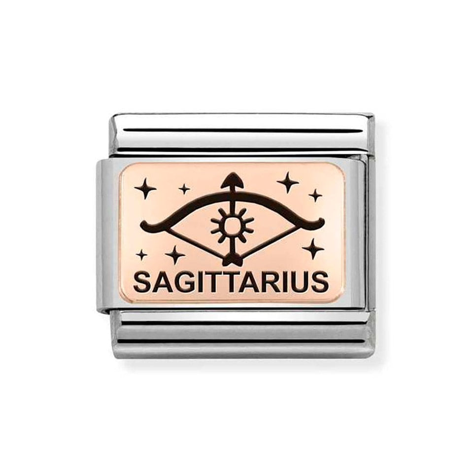Nomination CLASSIC Rose Zodiac Sagittarius Charm