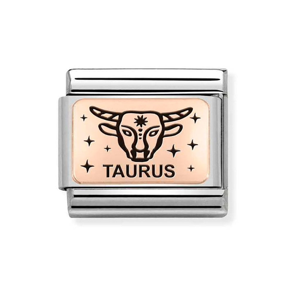 Nomination CLASSIC Rose Zodiac Taurus Charm