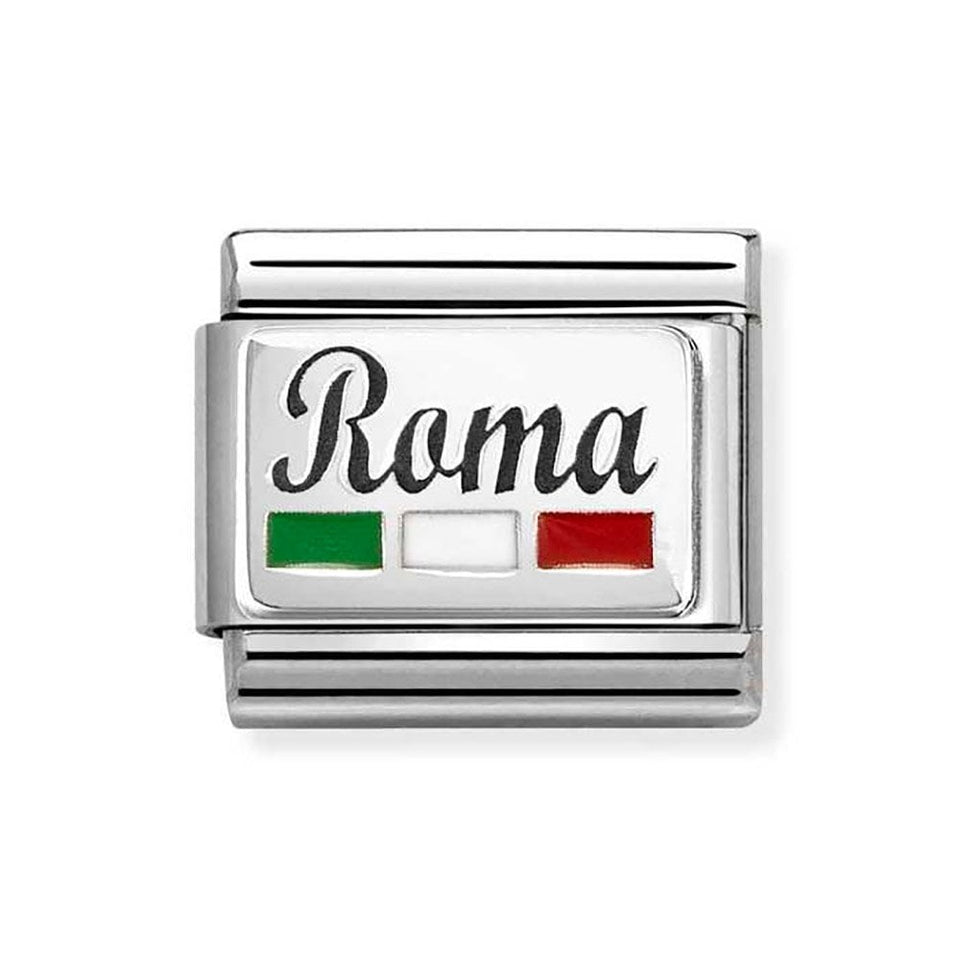 Nomination CLASSIC Silcershine Enamel Roma Charm
