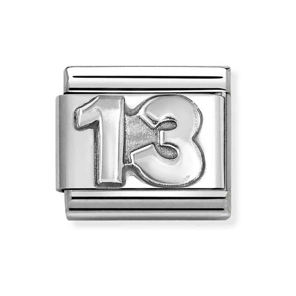 Nomination CLASSIC Silvershine '13'  Charm