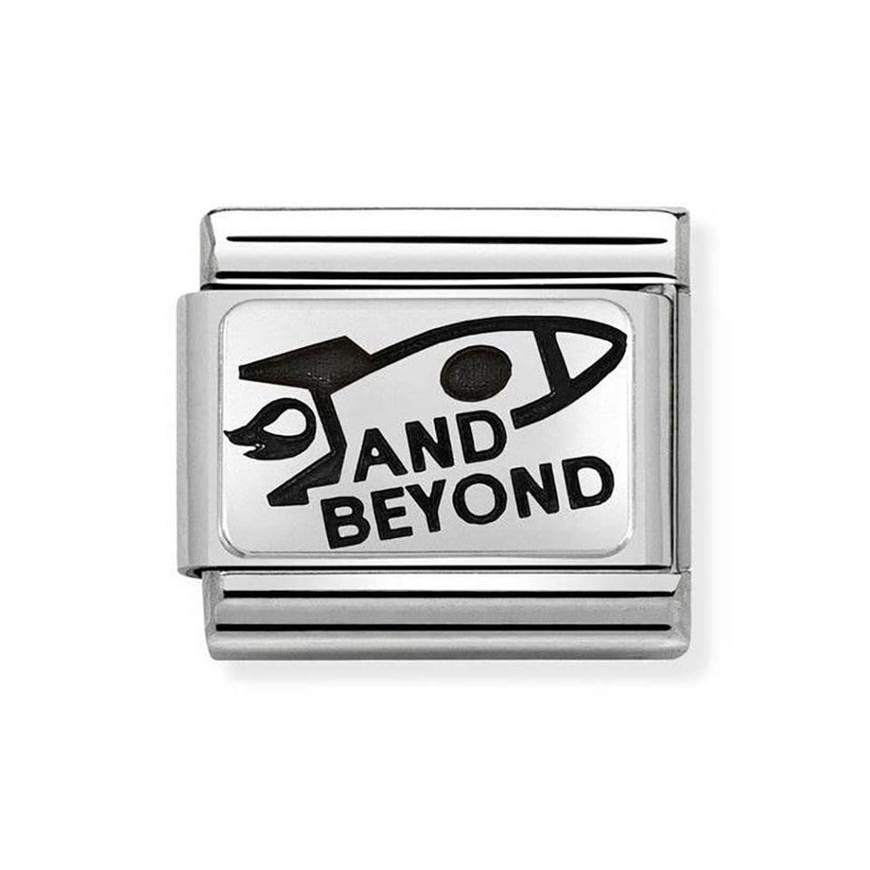 Nomination CLASSIC Silvershine 'AND BEYOND' Rocket Charm