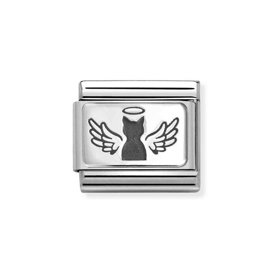 Nomination CLASSIC Silvershine Angel Cat Charm