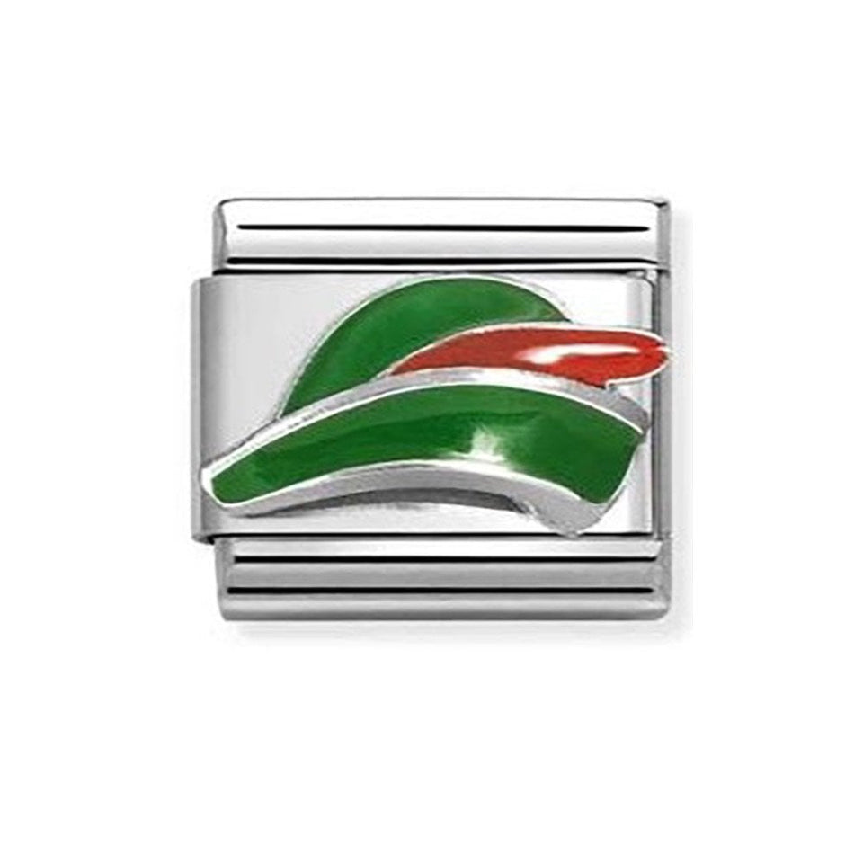 Nomination CLASSIC Silvershine Archer Hat Charm