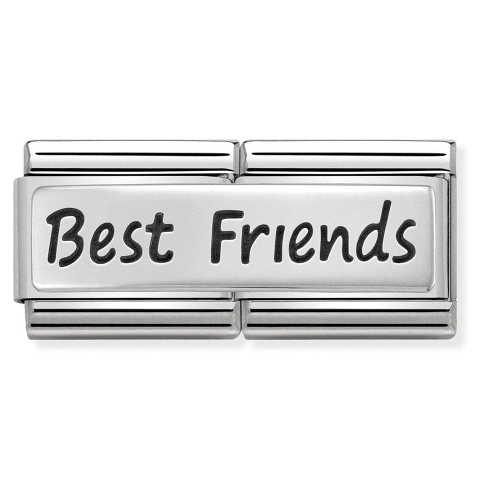 Nomination CLASSIC Silvershine 'BEST FRIENDS' Double Charm