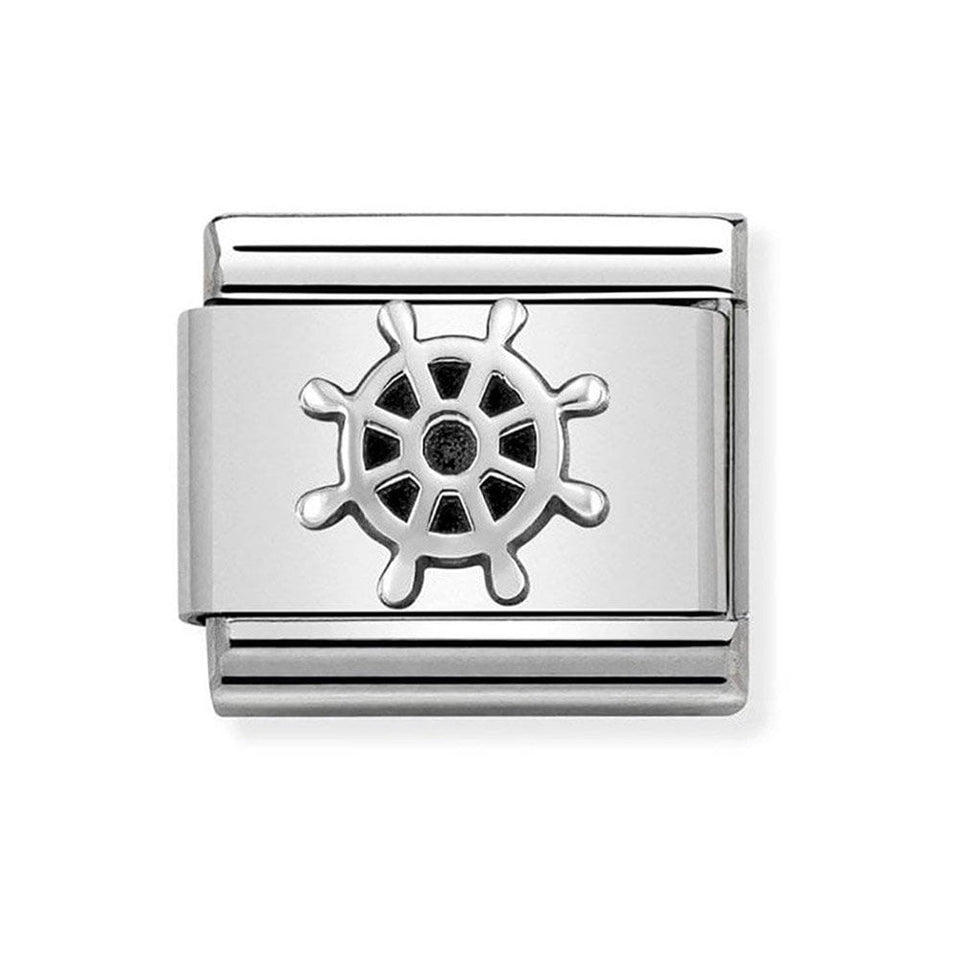 Nomination CLASSIC Silvershine Boat Wheel Charm