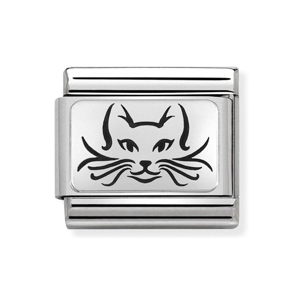 Nomination CLASSIC Silvershine Cat Charm