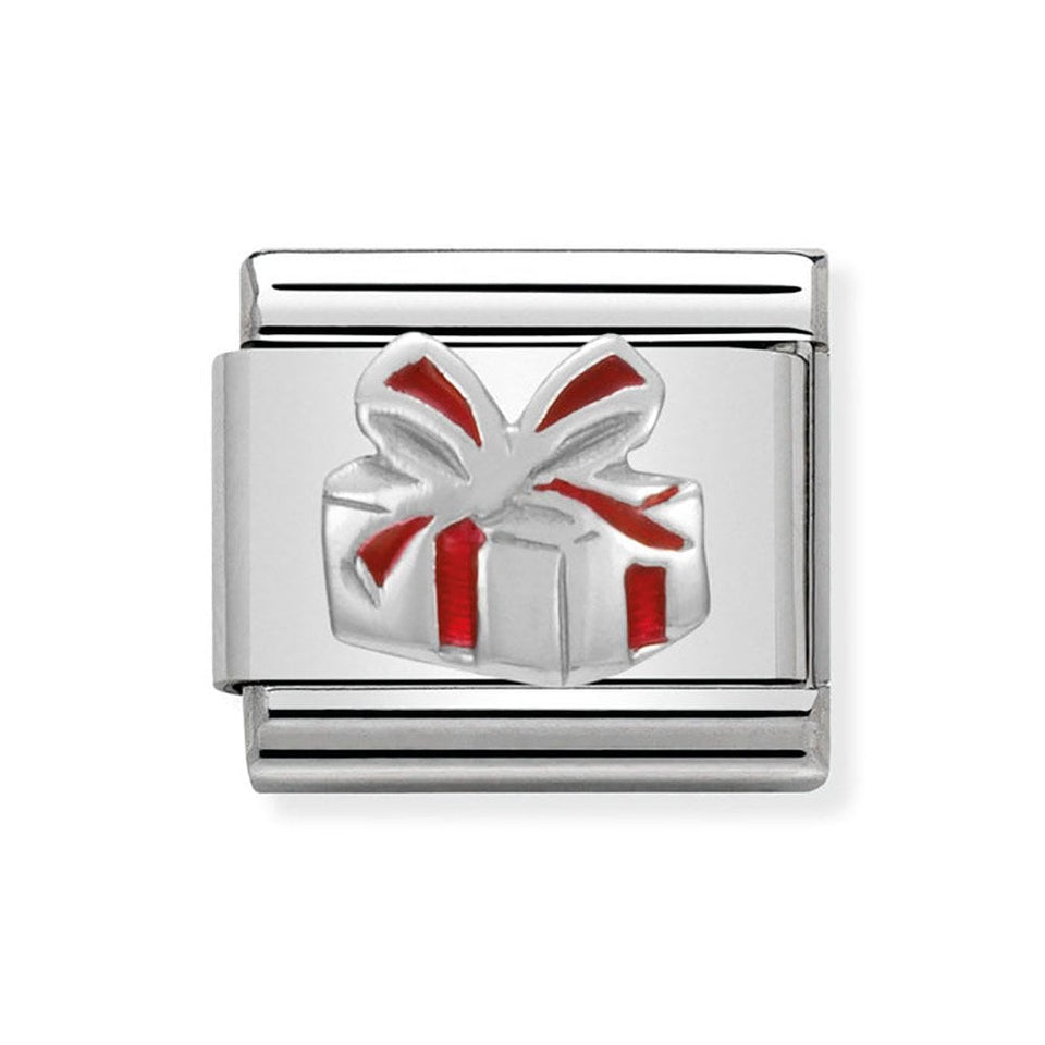 Nomination CLASSIC Silvershine Christmas Parcel Charm