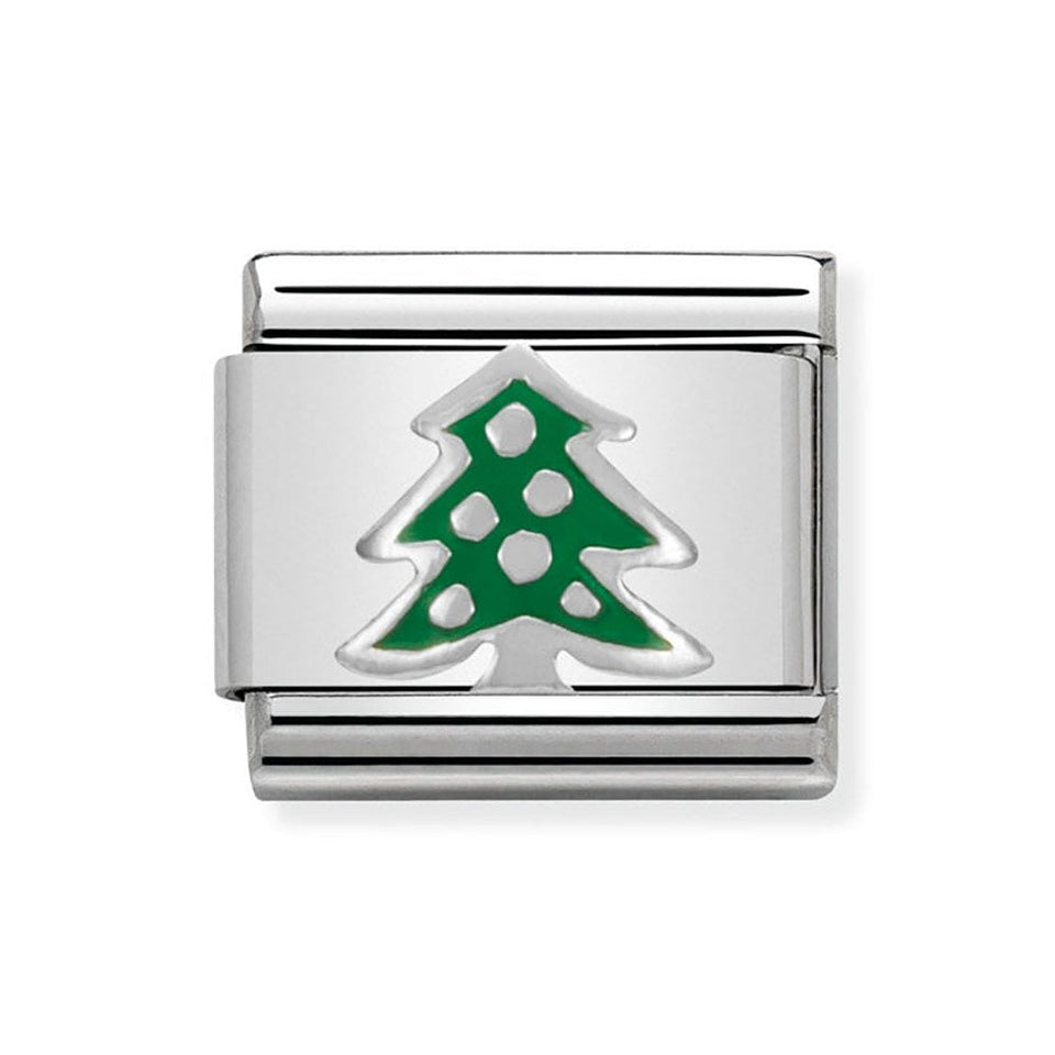 Nomination CLASSIC Silvershine Christmas Tree Charm