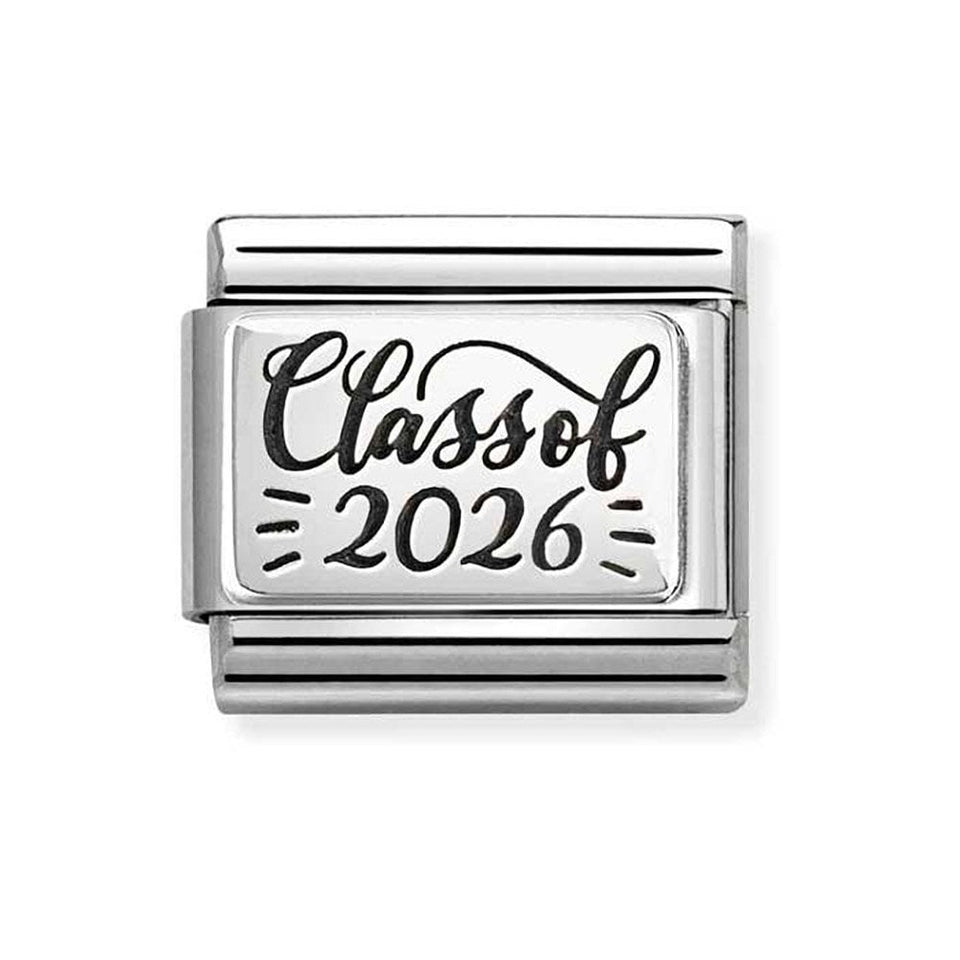 Nomination CLASSIC Silvershine Class of 2026 Charm