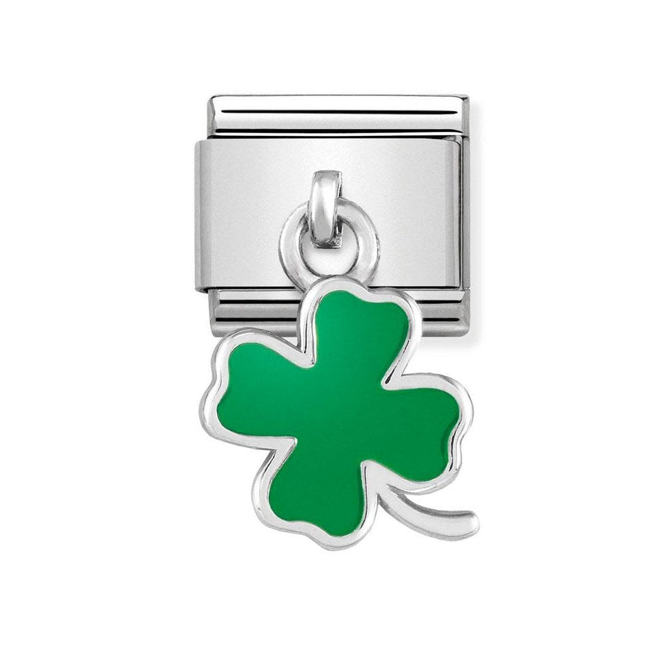 Nomination CLASSIC Silvershine Clover Drop Charm