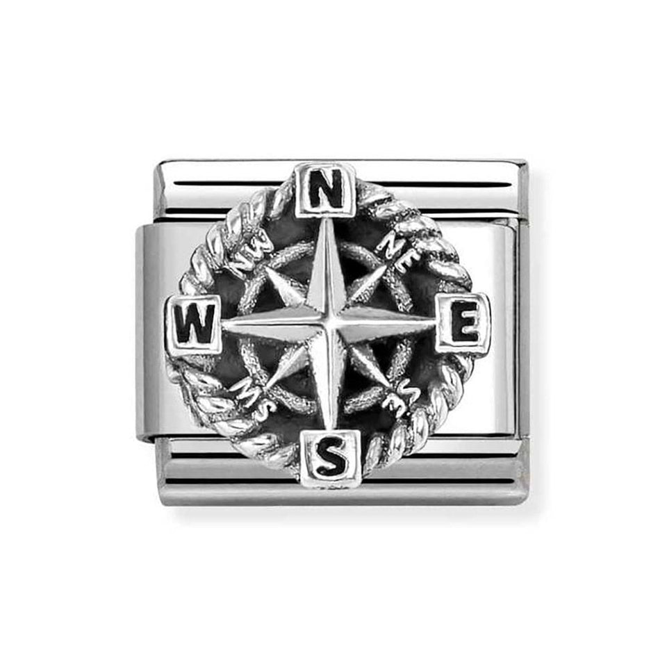 Nomination CLASSIC Silvershine Compass Charm