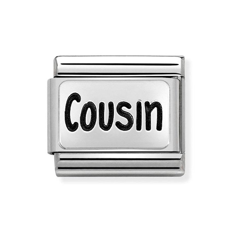 Nomination CLASSIC Silvershine 'Cousin' Charm