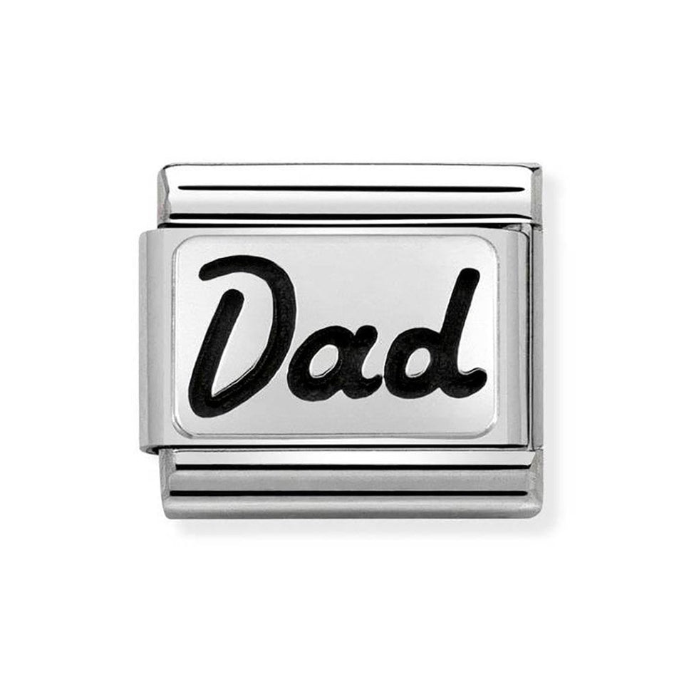 Nomination CLASSIC Silvershine 'DAD' Charm