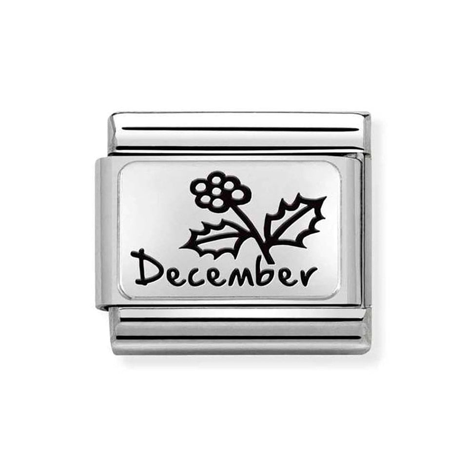 Nomination CLASSIC Silvershine December Flower Charm
