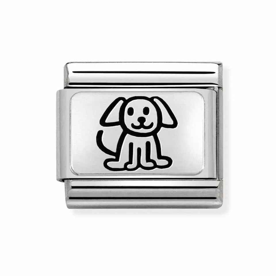 Nomination CLASSIC Silvershine Dog Charm