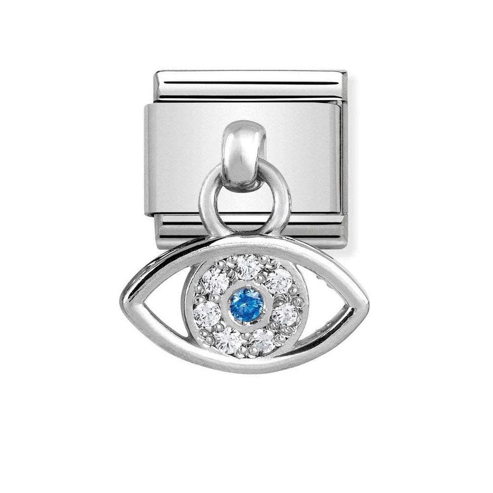 Nomination CLASSIC Silvershine Drop Greek Eye Charm