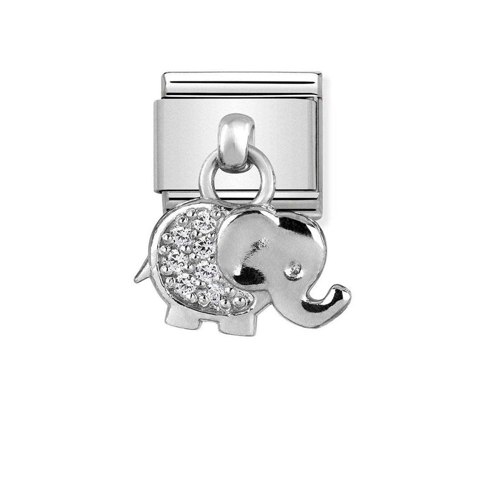 Nomination CLASSIC Silvershine  Elephant Drop Charm