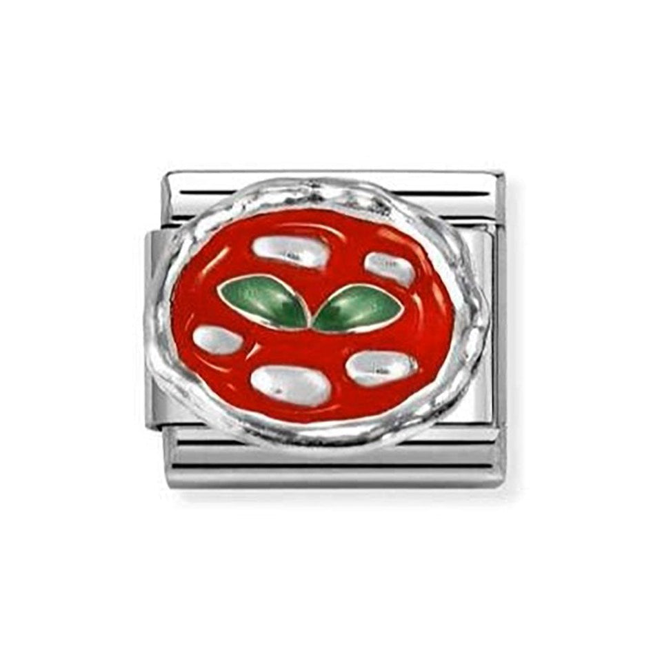Nomination CLASSIC Silvershine Enamel Pizza Charm