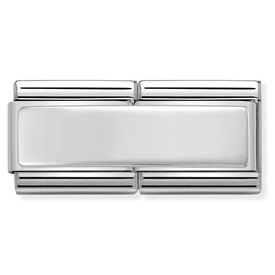 Nomination CLASSIC Silvershine Engravable Double Charm