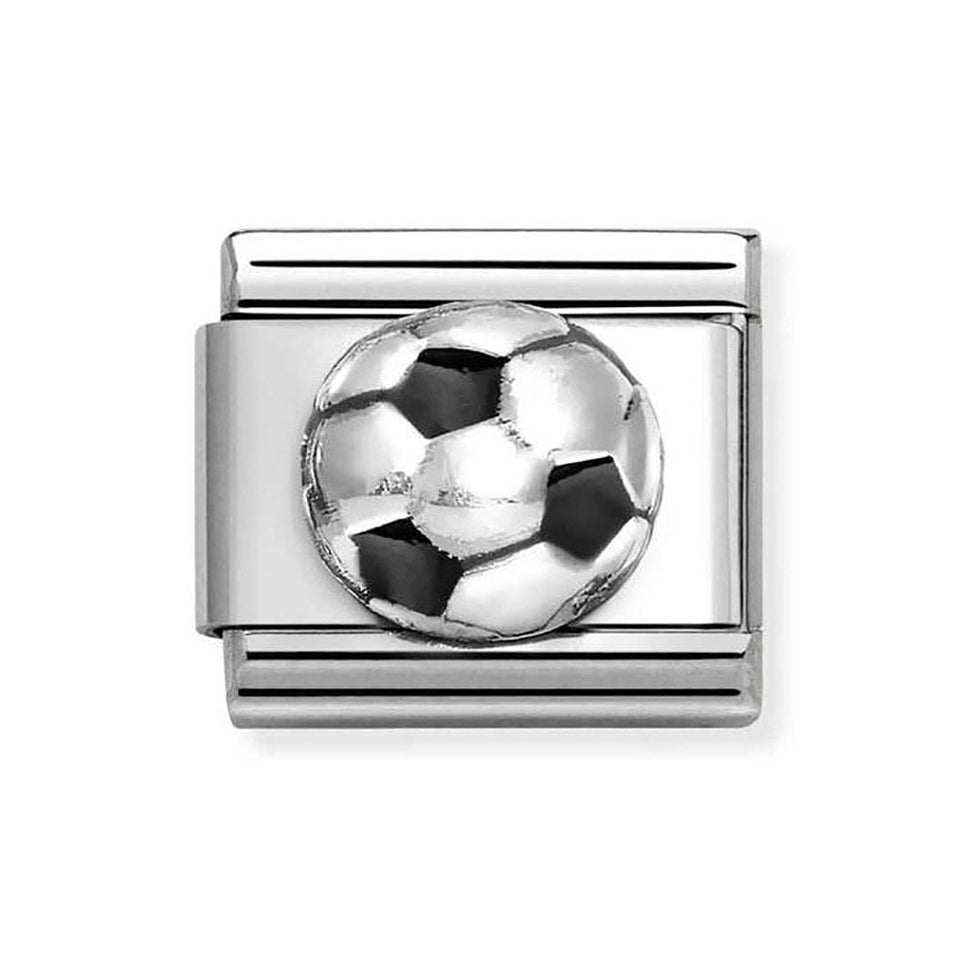 Nomination CLASSIC Silvershine Football Charm