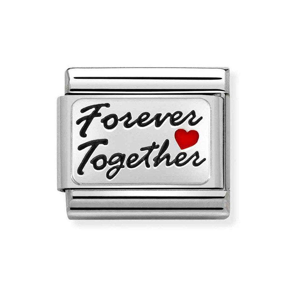 Nomination CLASSIC Silvershine 'FOREVER TOGETHER' Charm