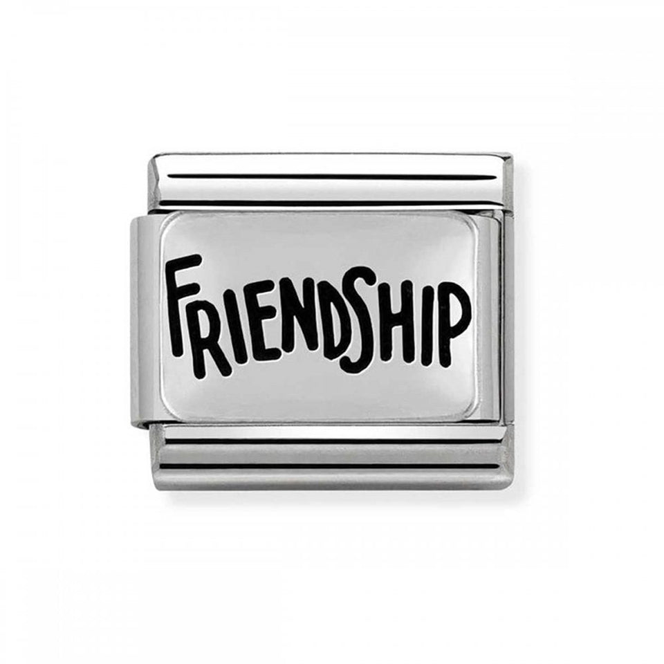Nomination CLASSIC Silvershine Friendship Plate Charm