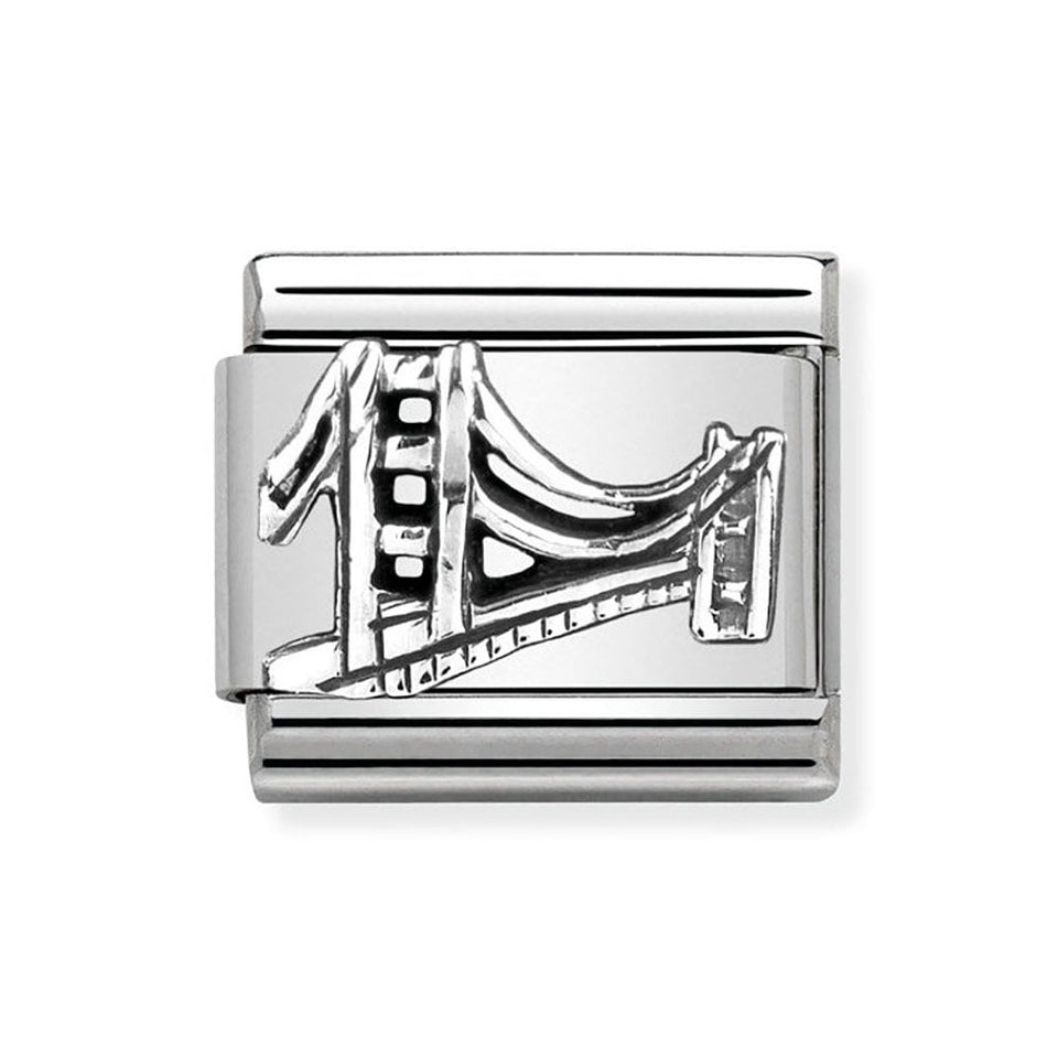 Nomination CLASSIC Silvershine Golden Gate Bridge Charm