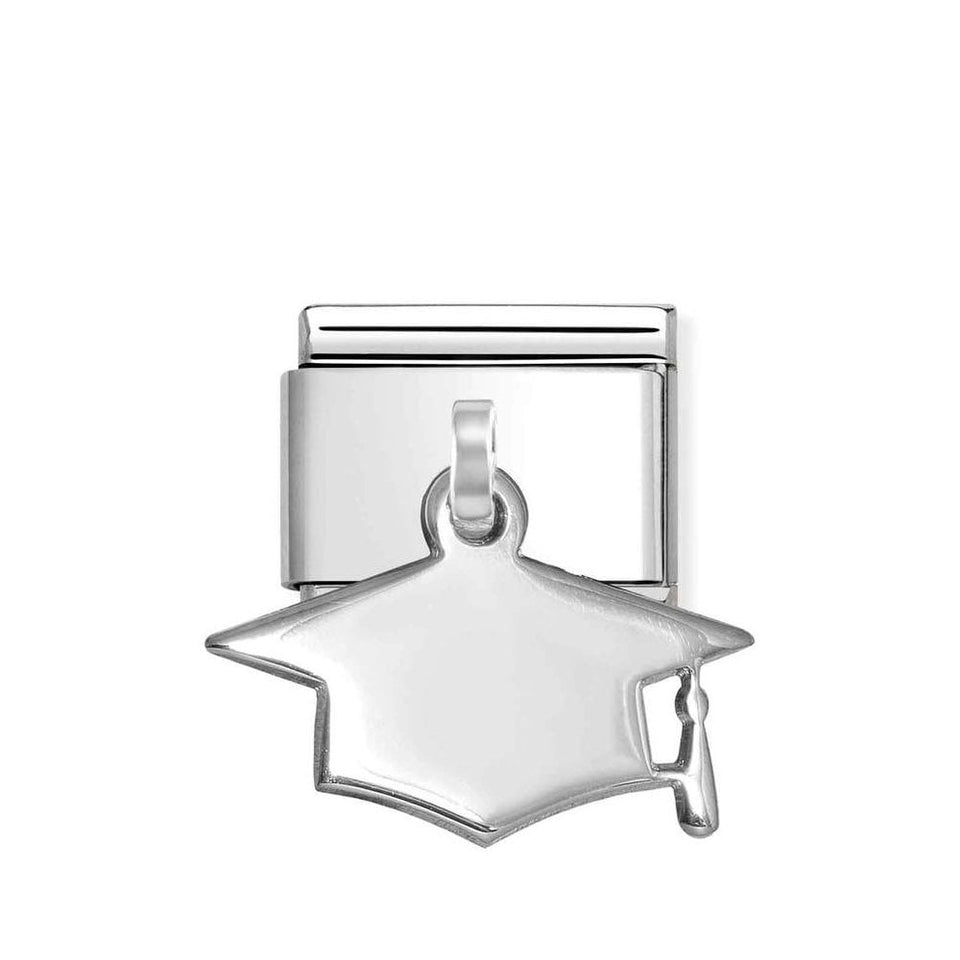Nomination CLASSIC Silvershine Graduation Hat Pendant Charm