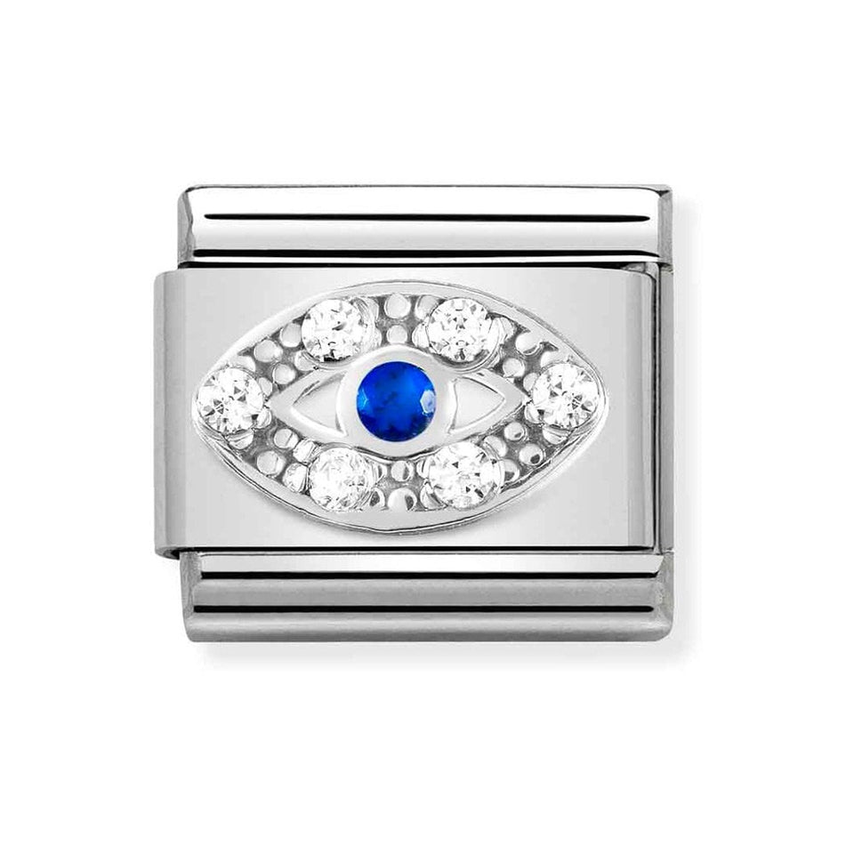 Nomination CLASSIC Silvershine Greek Eye Charm