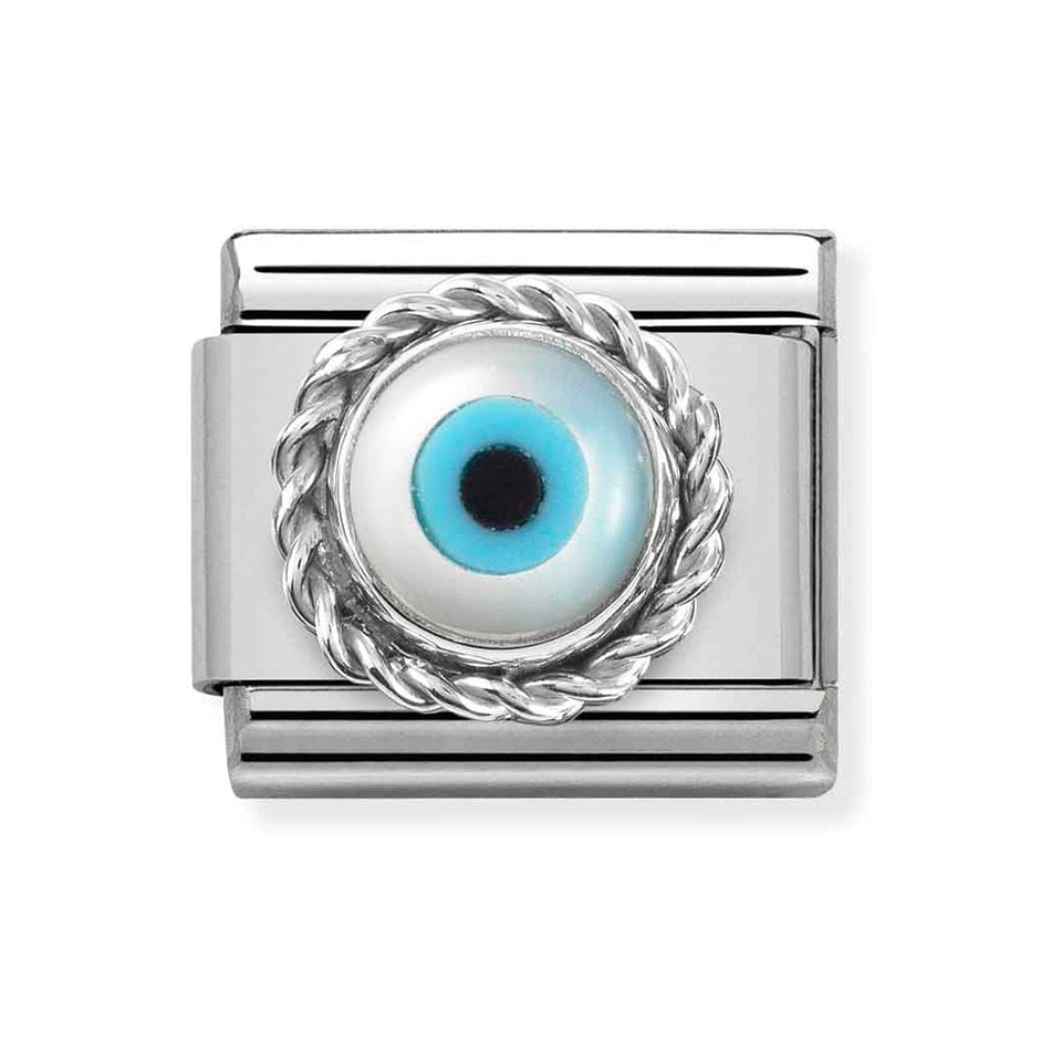 Nomination CLASSIC Silvershine Greek Eye Charm