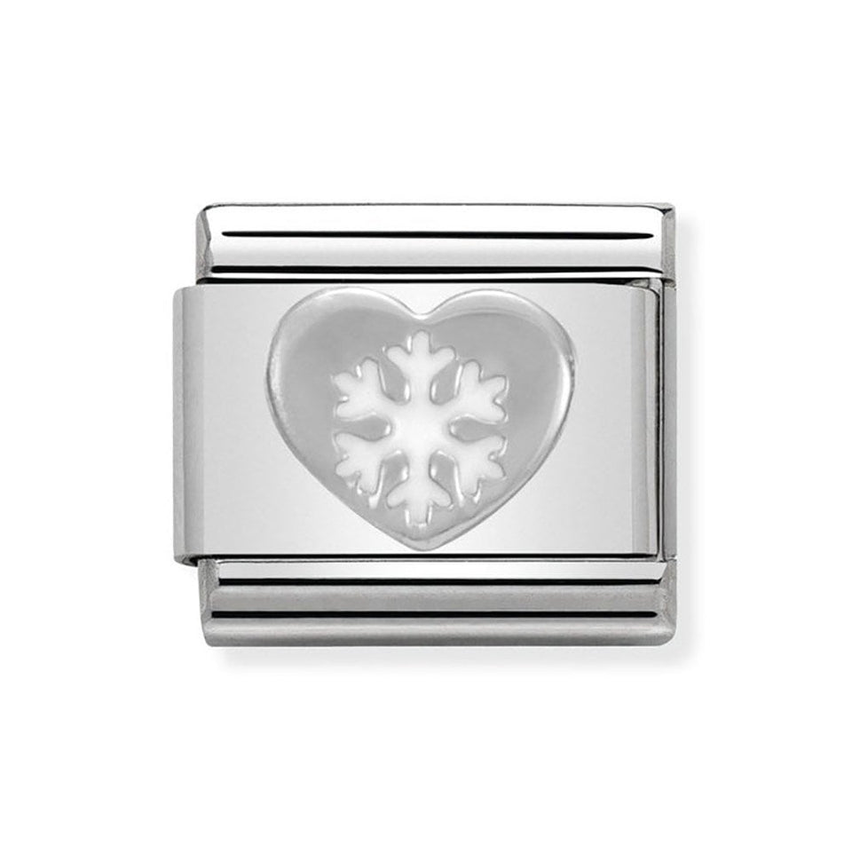 Nomination CLASSIC Silvershine Icey Heart Charm