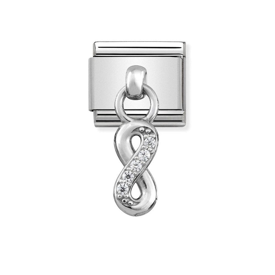 Nomination CLASSIC Silvershine Infinity Drop Charm