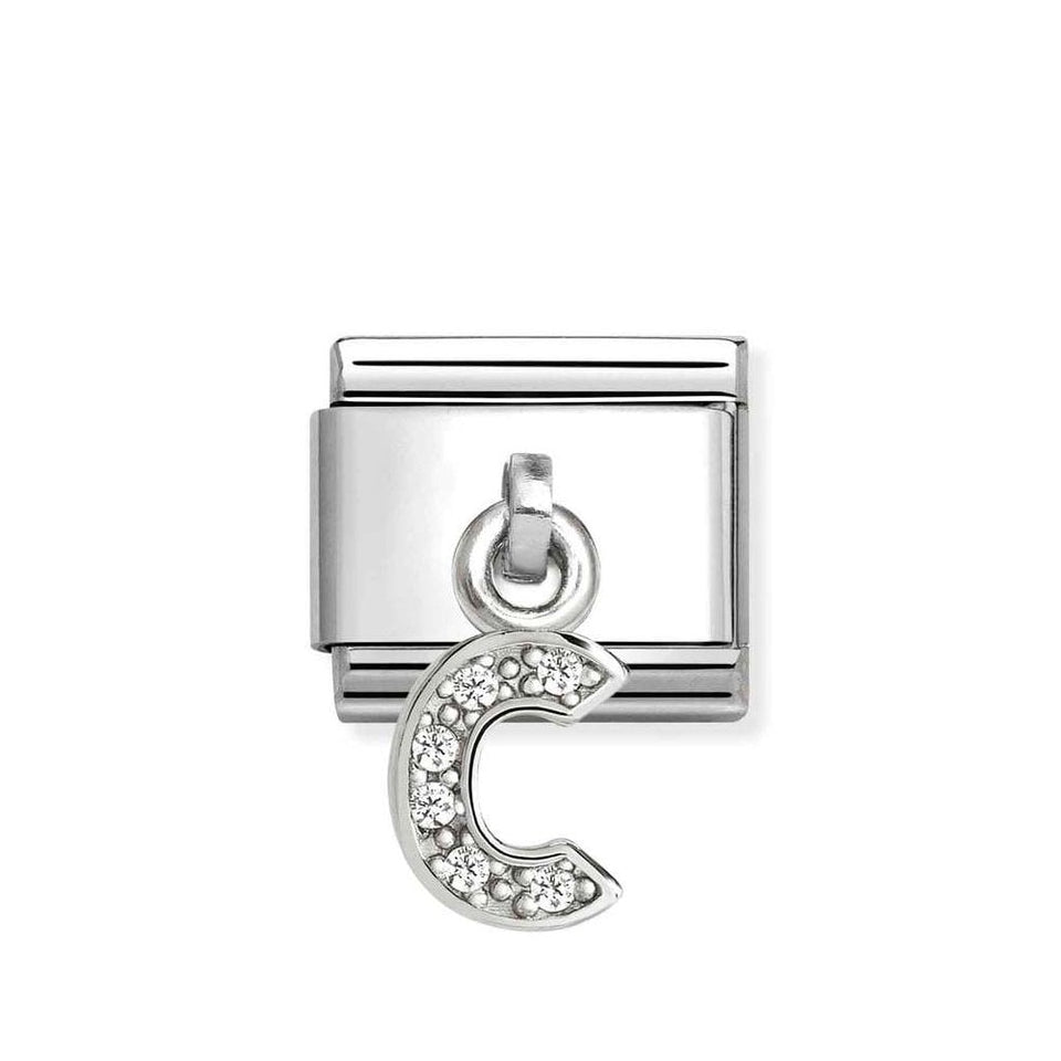 Nomination CLASSIC Silvershine Initial 'C' Charm