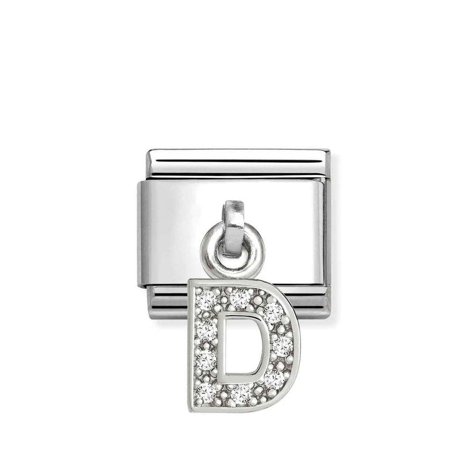 Nomination CLASSIC Silvershine Initial 'D' Charm