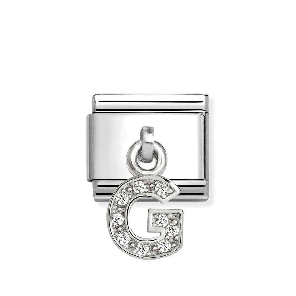 Nomination CLASSIC Silvershine Initial 'G' Charm