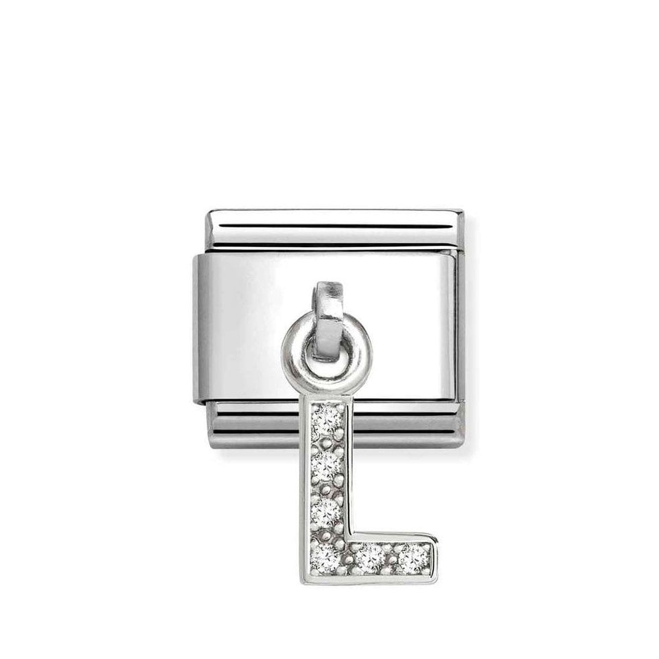 Nomination CLASSIC Silvershine Initial 'L' Charm