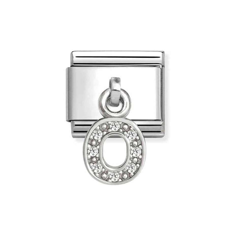 Nomination CLASSIC Silvershine Initial 'O' Charm