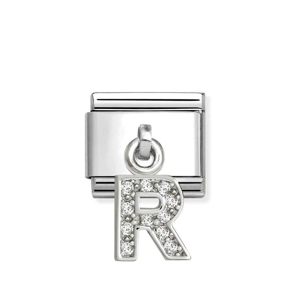 Nomination CLASSIC Silvershine Initial 'R' Charm