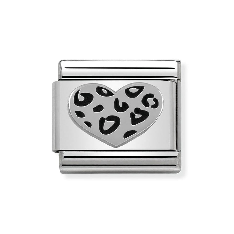 Nomination CLASSIC Silvershine Leopard Print Charm